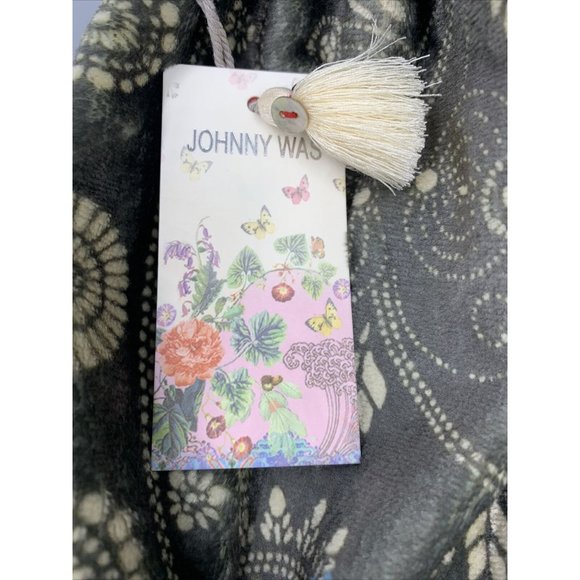 Johnny Was Bags Johnny Was Drawstring Bag Vignes Bird Print No